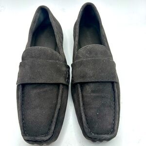 NEW $498 Lafayette 148 New York Charcoal Gray/Gunmetal Womens EU 41/US 11